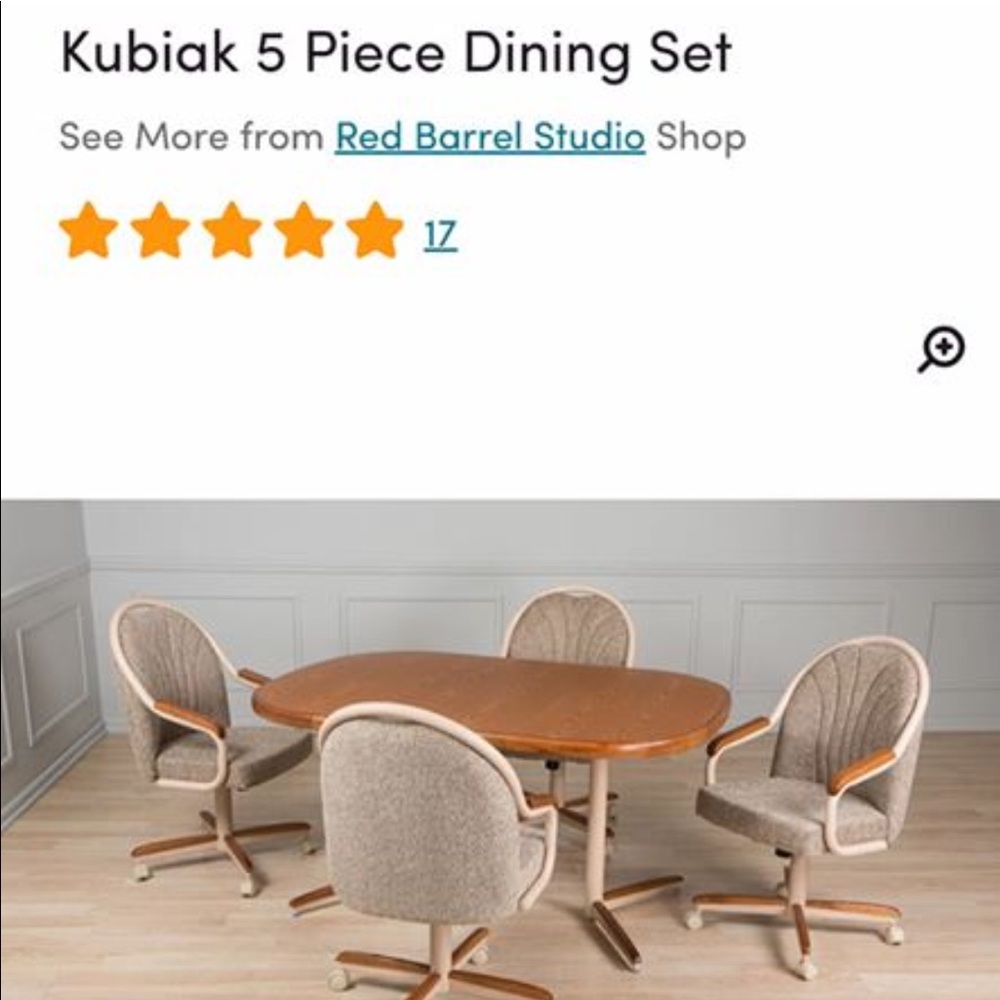 New dinning room set